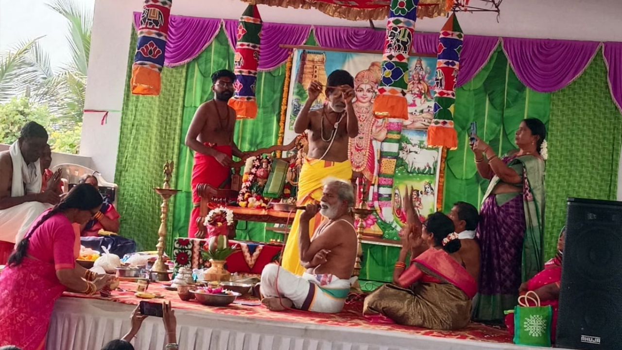 Dharmaram | ధర్మారంలో ఘనంగా గోదా రంగనాథుడి కళ్యాణోత్సవం