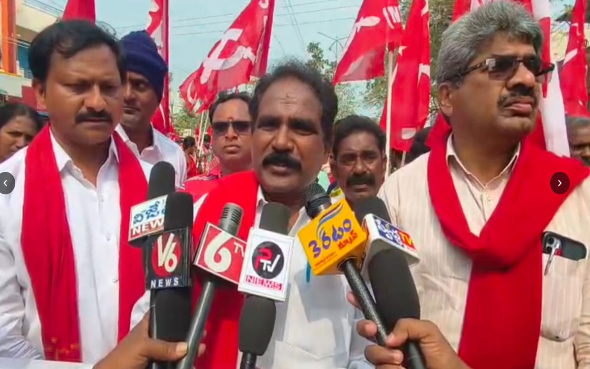 Madhira : అణచివేయాలని చూస్తే మరింత ఎరుపెక్కి పోరాడుతాం : జాన్ వెస్లీ