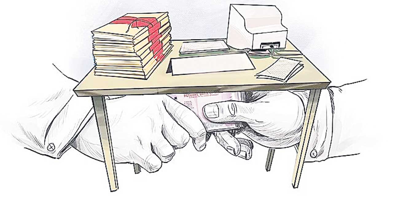 ముడుపులు పెట్టు పోస్టింగ్‌లు పట్టు