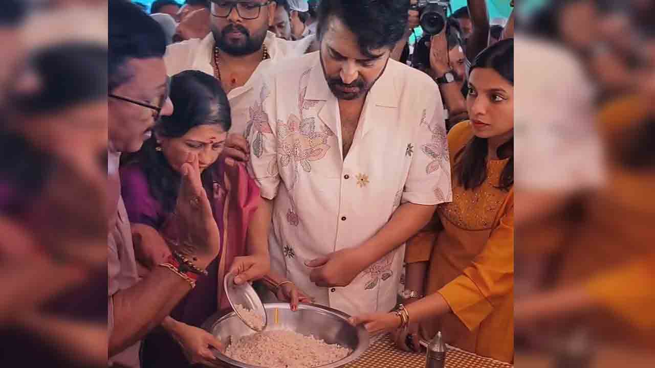 Mammootty | కేరళలో మత సామరస్యం.. ఆలయంలో అన్నదానం చేసిన మమ్ముట్టి