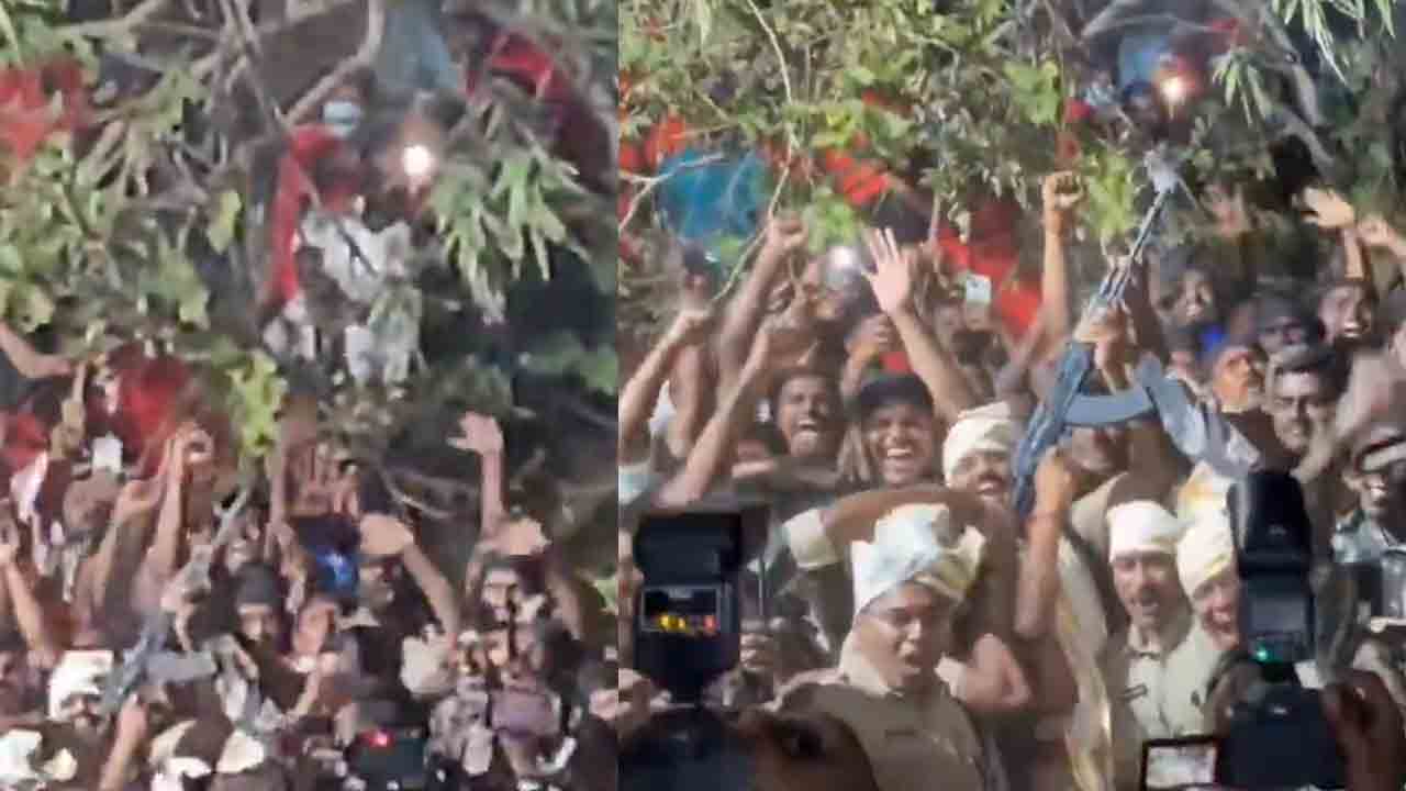 Medaram Jatara | వనం వీడి.. జనంలోకి సమ్మక్క.. గౌరవంగా గాల్లోకి ఎస్పీ కాల్పులు..!