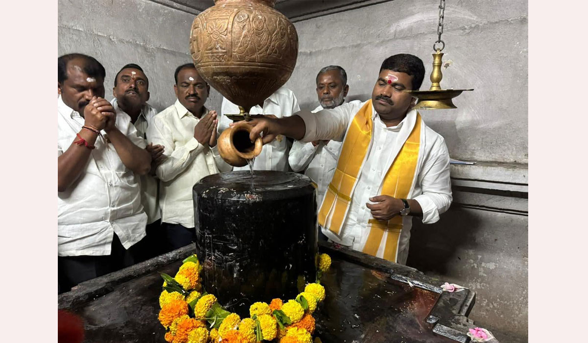 Gangadhara | కోట్ల నర్సింహులపల్లిలో వైభవంగా 35వ వీరభద్రస్వామి వార్షికోత్సవం