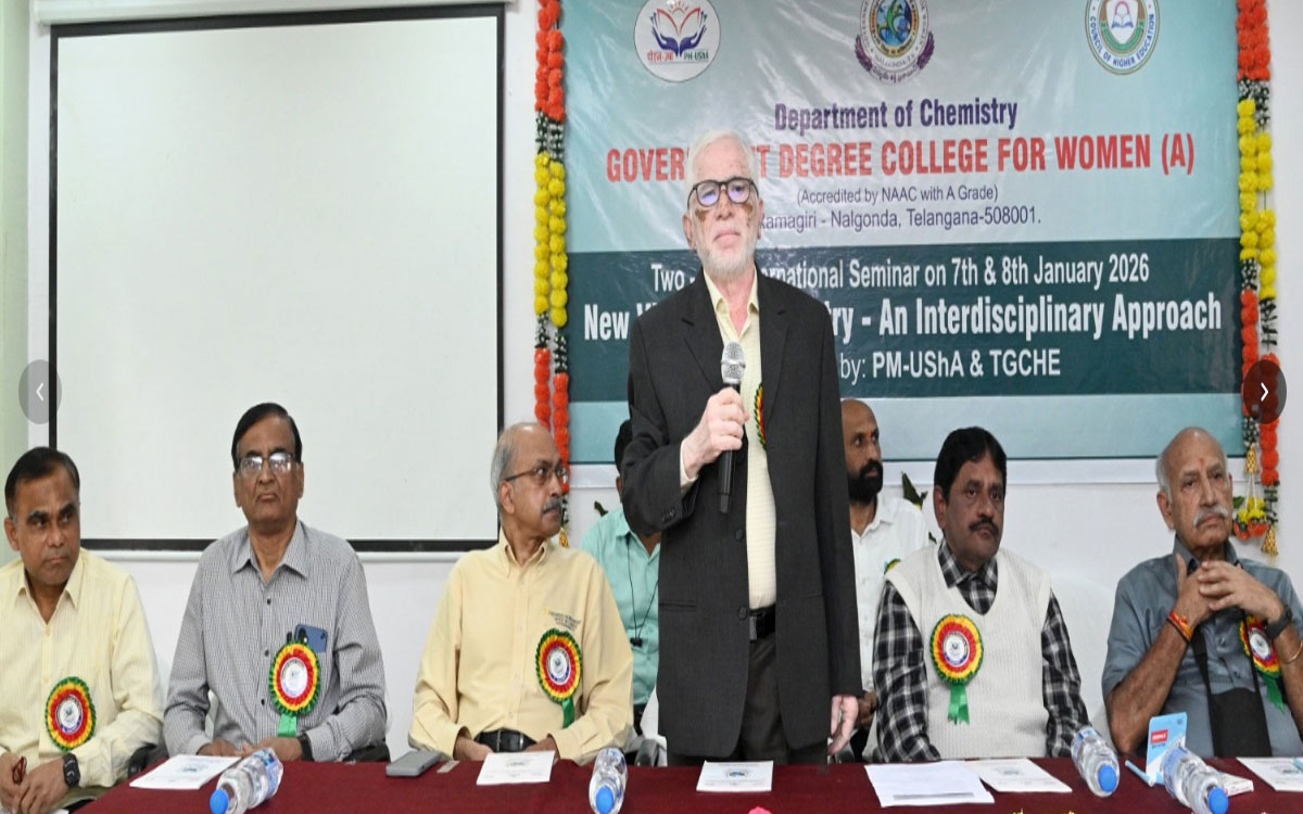 Ramagiri : కెమిస్ట్రీ విద్యార్థులకు ఉజ్వ‌ల భవిష్యత్ : ఎంజీయూ వీసీ ఖాజా అల్తాఫ్ హుస్సేన్