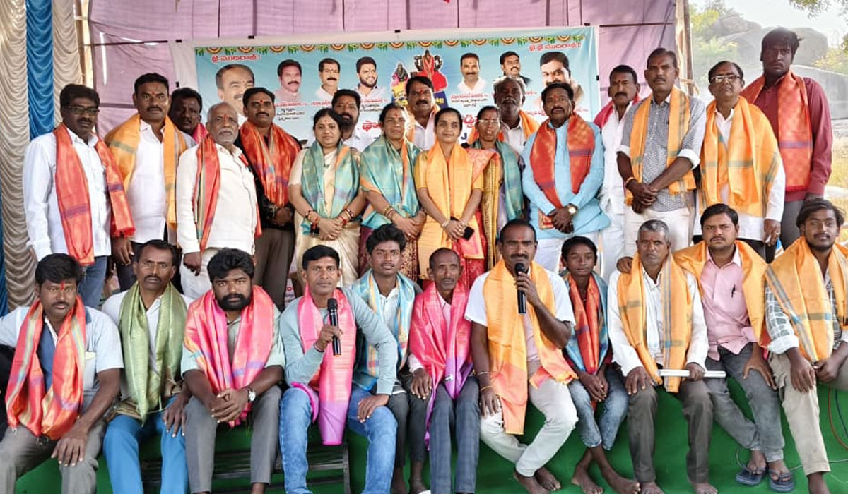 Mallareddypalli | అమ్మఫౌండేషన్‌, తెలంగాణ ముదిరాజ్‌ జేఏసీ ఆధ్వర్యంలో ప్రజాప్రతినిధులకు సన్మానం