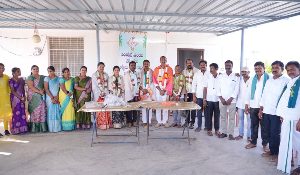 Nandipet | నందిపేట్ మండల సర్పంచుల ఫోరం అధ్యక్షుడిగా సిలిండర్‌ లింగం