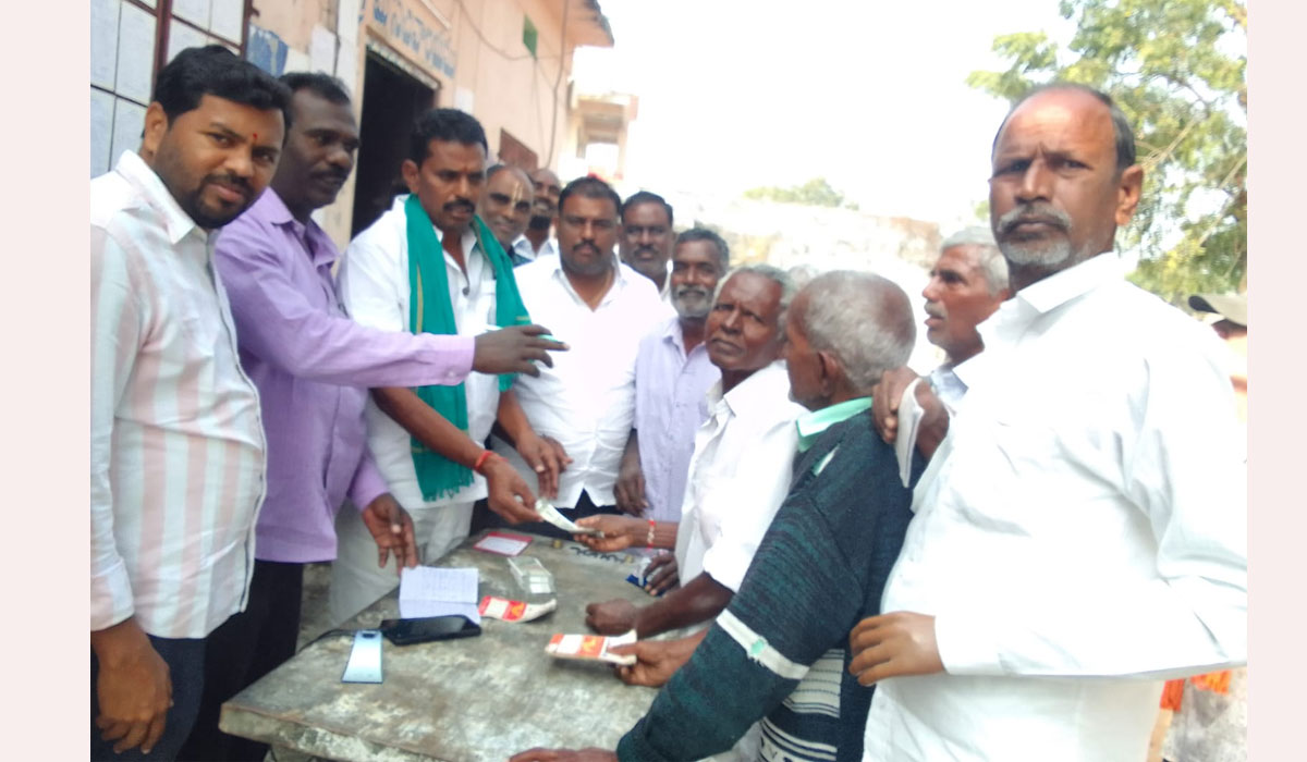 Nandipet | నందిపేట్‌లో పింఛన్ల పంపిణీ కేంద్రాలు ప్రారంభం