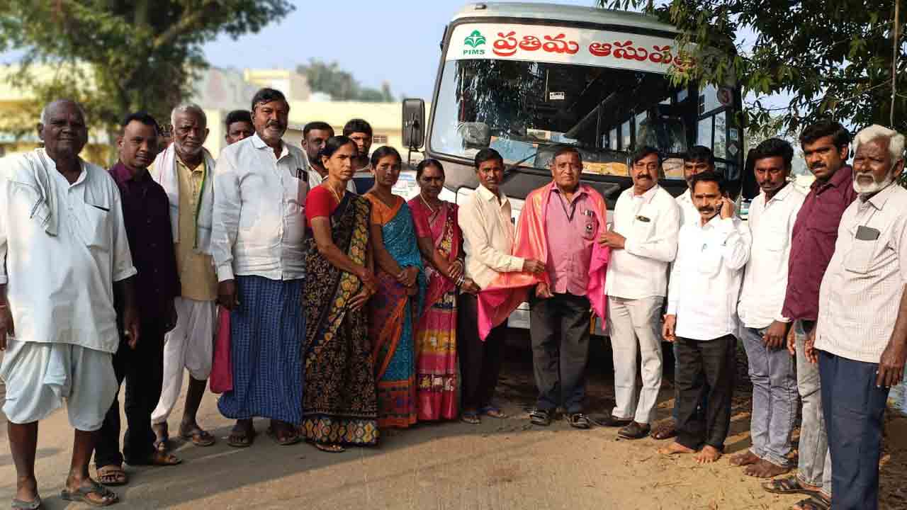 Kalva Srirampur | ప్రతిమ హాస్పిటల్‌ ఆధ్వర్యంలో మోట్లపల్లికి బస్సు సౌకర్యం