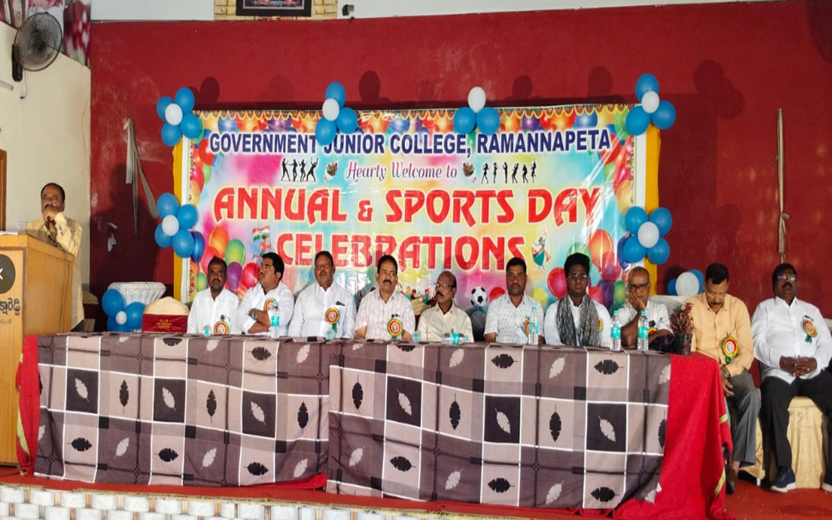 Ramannapet : రామన్నపేట ప్ర‌భుత్వ జూనియర్ క‌ళాశాల వార్షికోత్స‌వ వేడుక‌