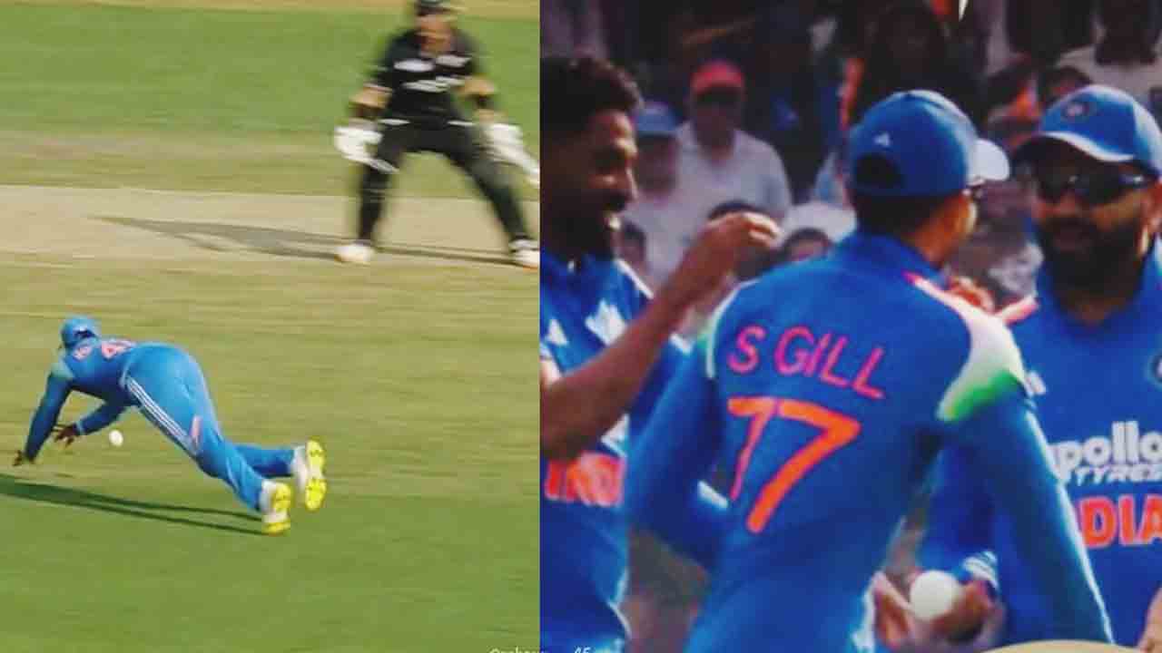 Rohit Sharma | డైవ్ చేసి బంతిని ఆపిన రోహిత్.. గిల్, సిరాజ్ రియాక్షన్ చూశారా..!