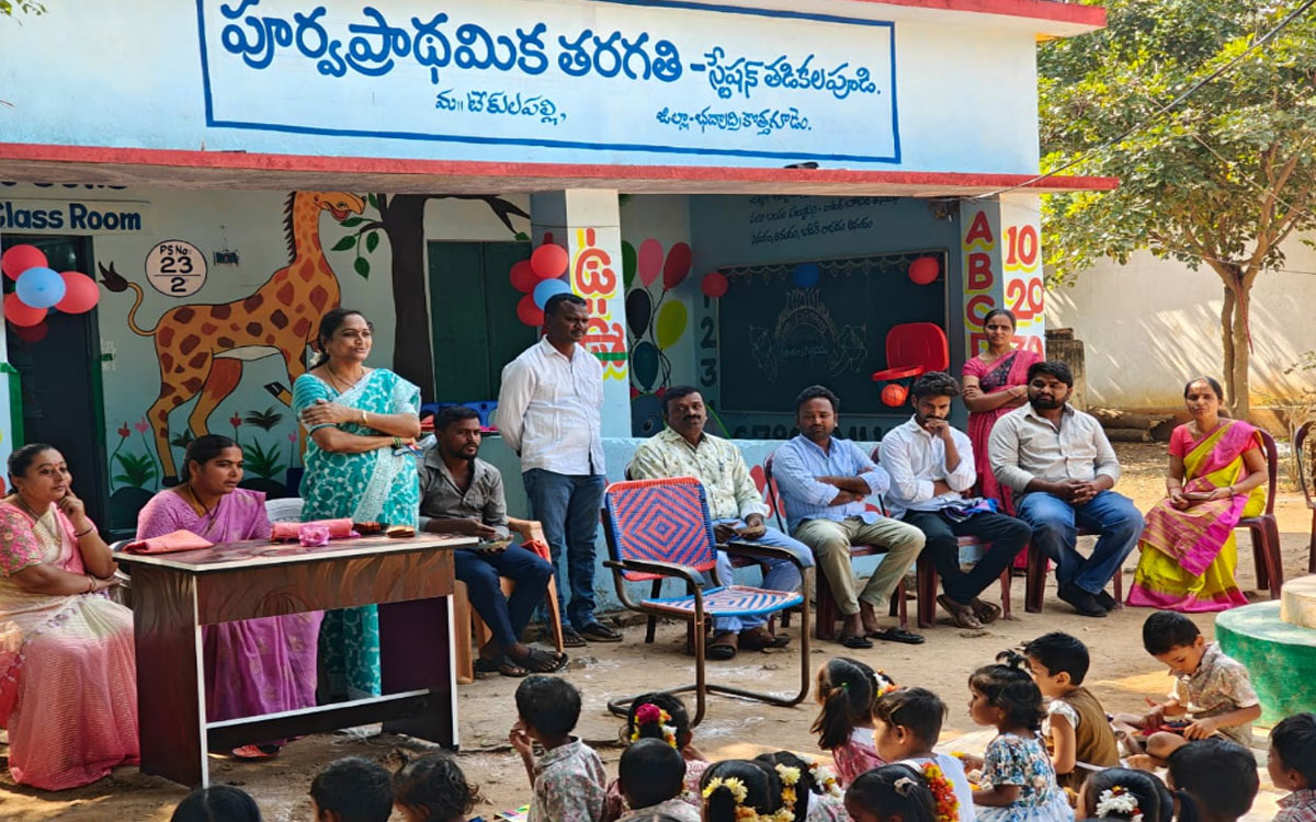 Tekulapalli : స్టేషన్ తడికలపూడిలో నూతన ప్రీ ప్రైమరీ స్కూల్ ప్రారంభం