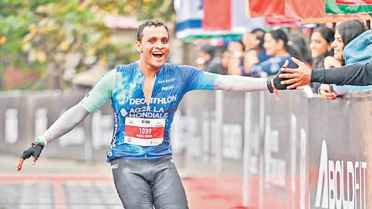 మారథాన్‌లో మెరిసిన ములుగు వాసి