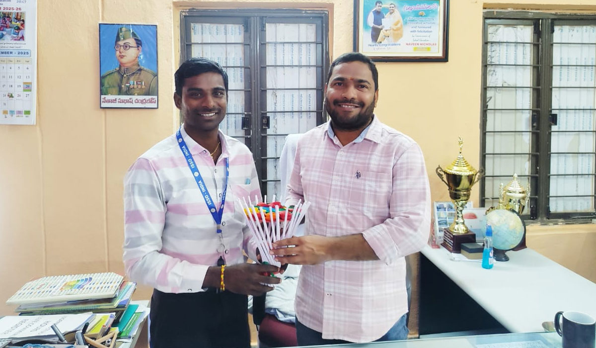 Dharmaram | జాతీయ స్థాయి తెలంగాణ వాలీబాల్ టీమ్ కు మేనేజర్ గా బైకని కొమురయ్య