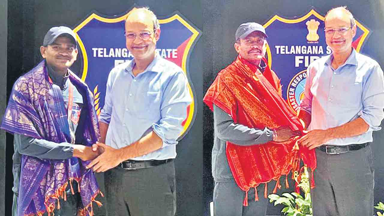 తెలంగాణకు మూడు పతకాలు.. జాతీయ ఫైర్‌ సర్వీసెస్‌ స్పోర్ట్స్‌ మీట్‌