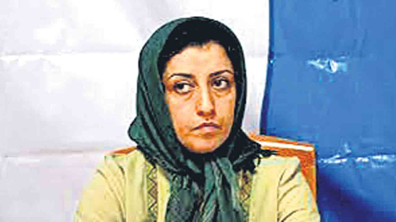 నోబెల్‌ శాంతి గ్రహీతకు ఇరాన్‌ ఆరేండ్ల జైలు