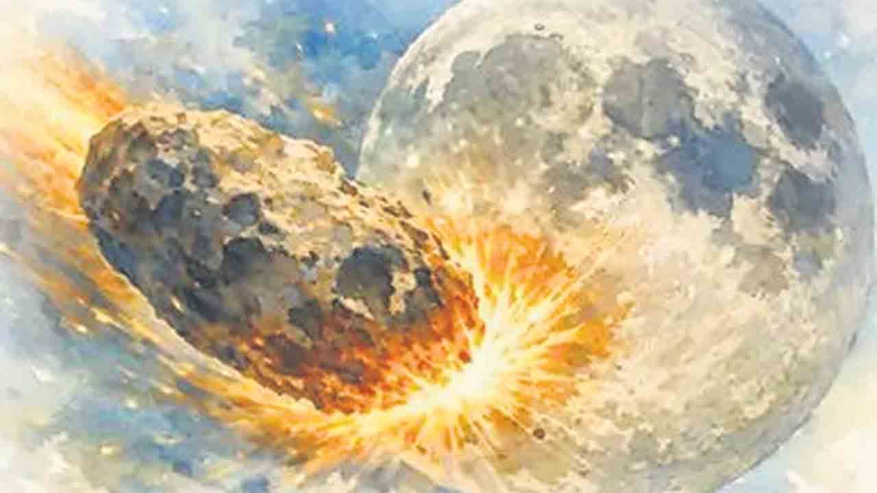 చంద్రుడిని ఢీ కొట్టనున్న గ్రహ శకలం!