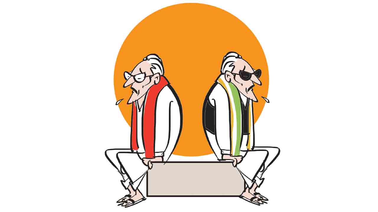 కాంగ్రెస్‌తో కమ్యూనిస్టులు కటీఫ్‌.. పురపాలక ఎన్నికల్లో అధికార పార్టీకి ఎర్రజెండాలు దూరం