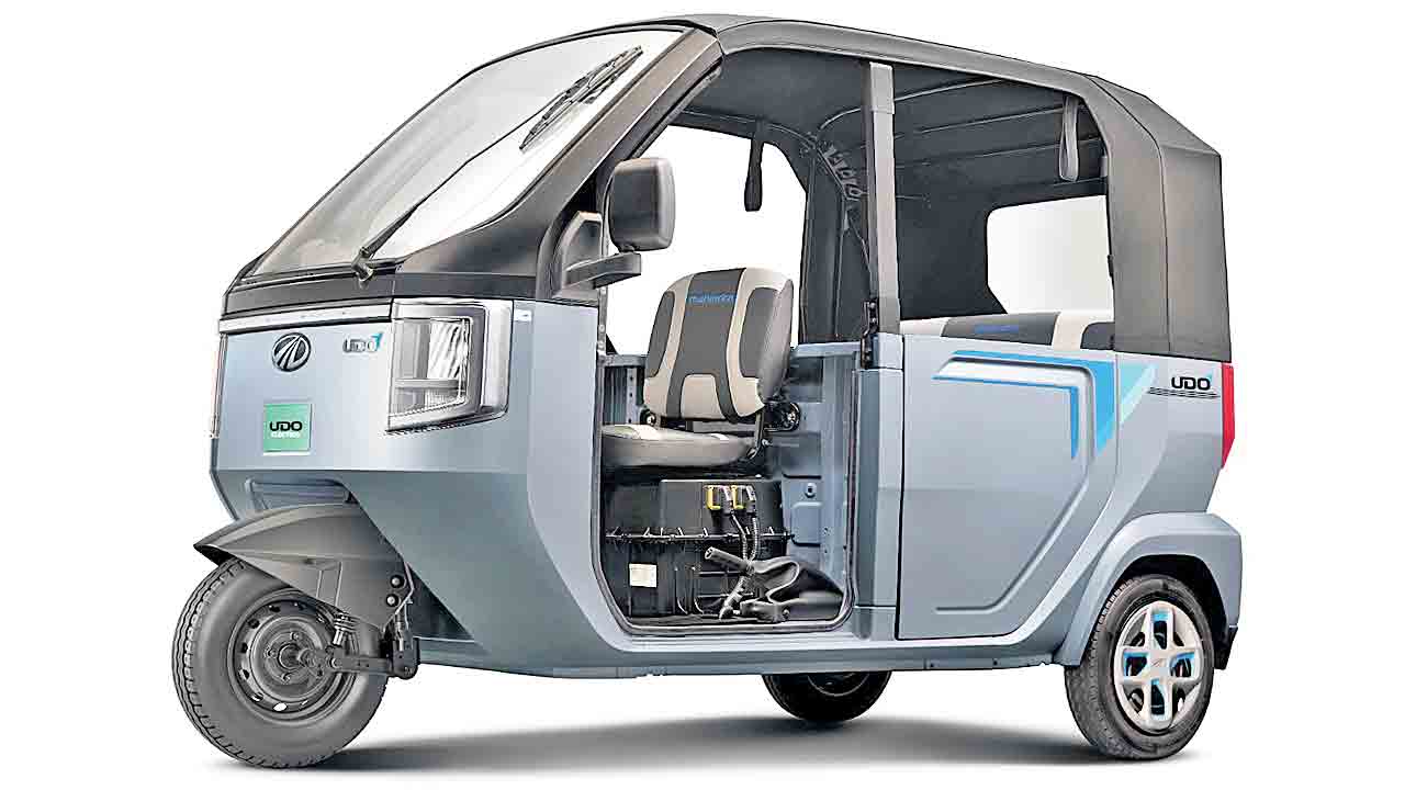 మహీంద్రా ఉడో ఎలక్ట్రిక్‌ ఆటో.. ప్రారంభ ధర రూ.3.59 లక్షలు