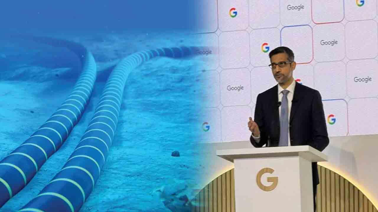 భారత్‌ యూఎస్‌ సబ్‌-సీ కేబుల్‌.. గూగుల్‌ సీఈవో సుందర్‌ పిచాయ్‌