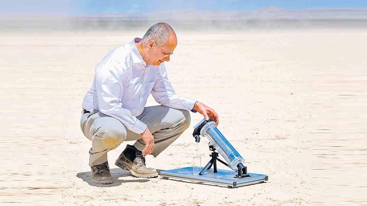 గాలి నుంచి నీరు.. రోజుకు కనీసం వెయ్యి లీటర్లు సేకరణ