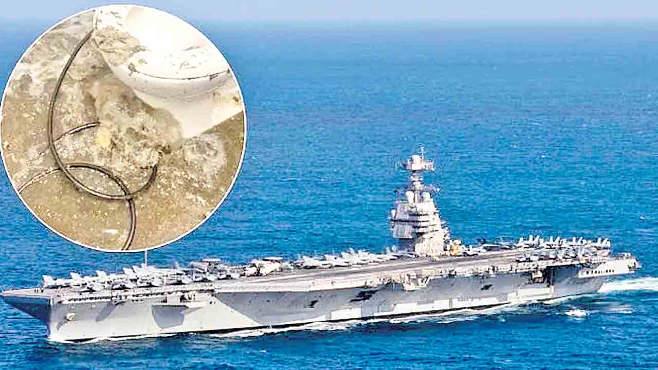 అమెరికా యుద్ధ నౌకలో టాయిలెట్‌ వార్‌!