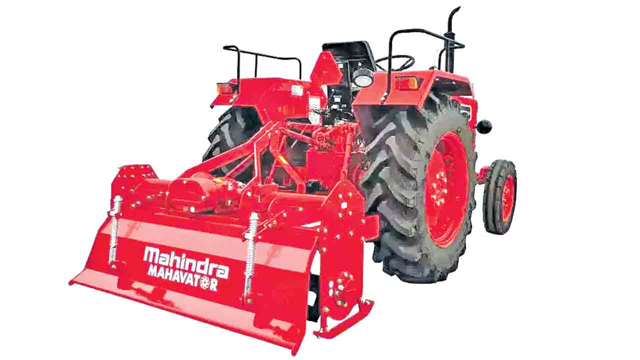తెలంగాణలో మహీంద్రా నయా రోటావేటర్లు
