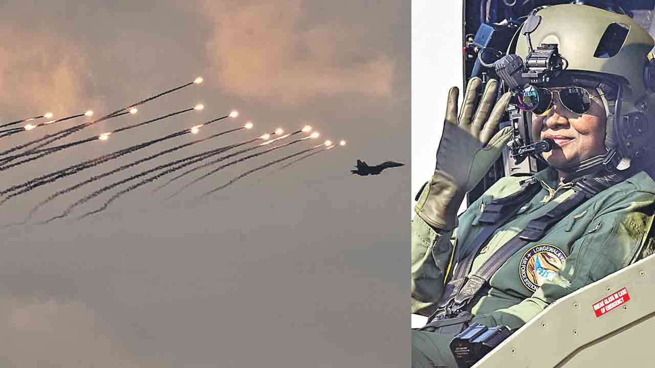 ‘ప్రచండ్‌’లో కోపైలట్‌గా రాష్ట్రపతి ప్రయాణం