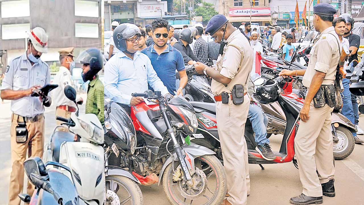 ట్రాఫిక్‌ చలాన్లు ఖాతా నుంచే కట్‌?