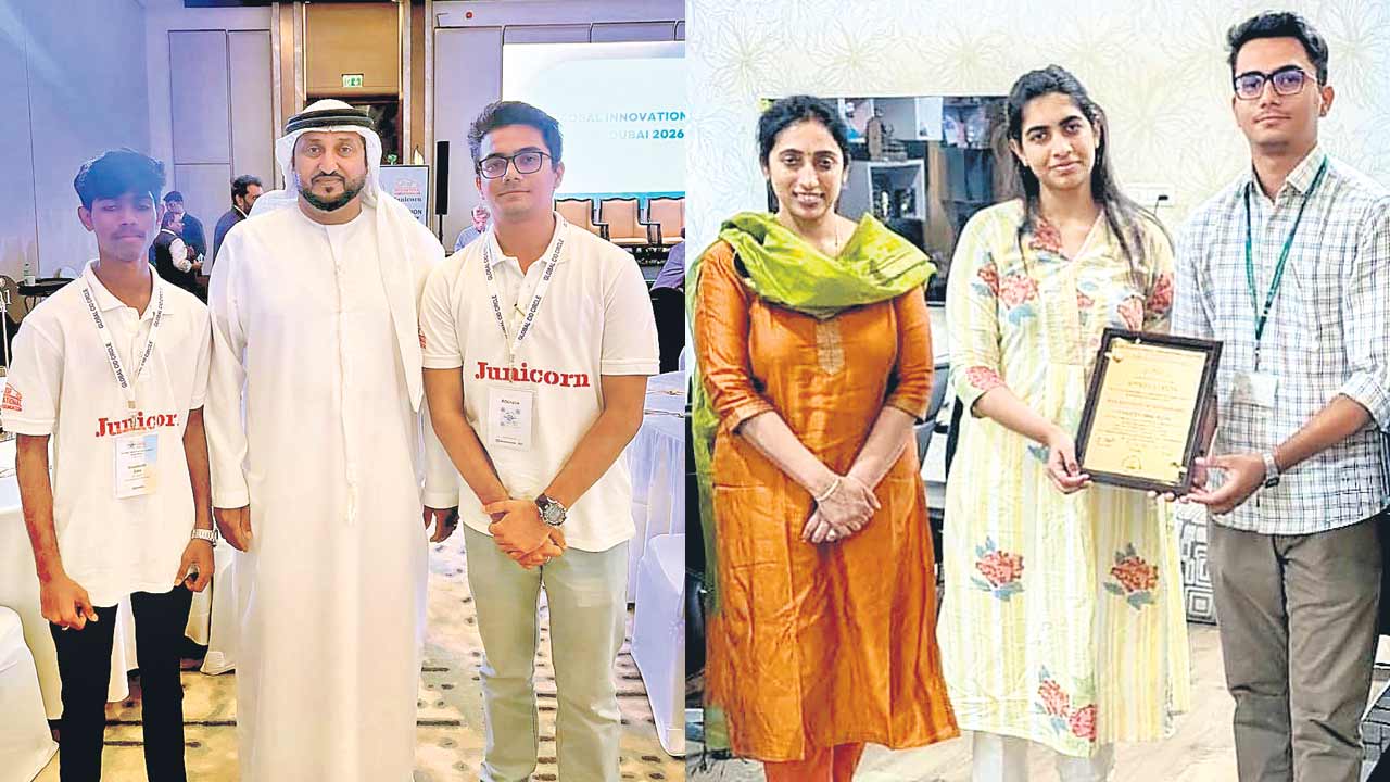 దుబాయ్‌లో మెరిసిన ఎంఎల్‌ఆర్‌ఐటీ