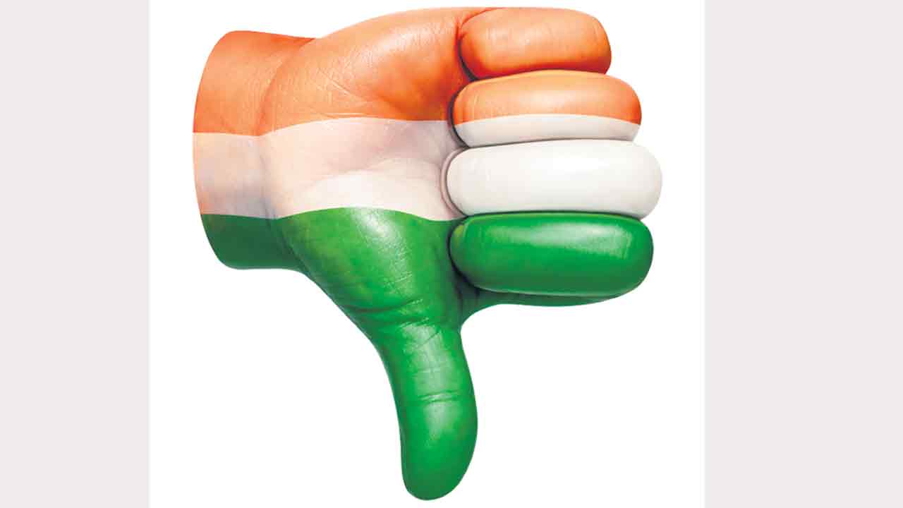 40 శాతానికే ‘చేతి’కిల!