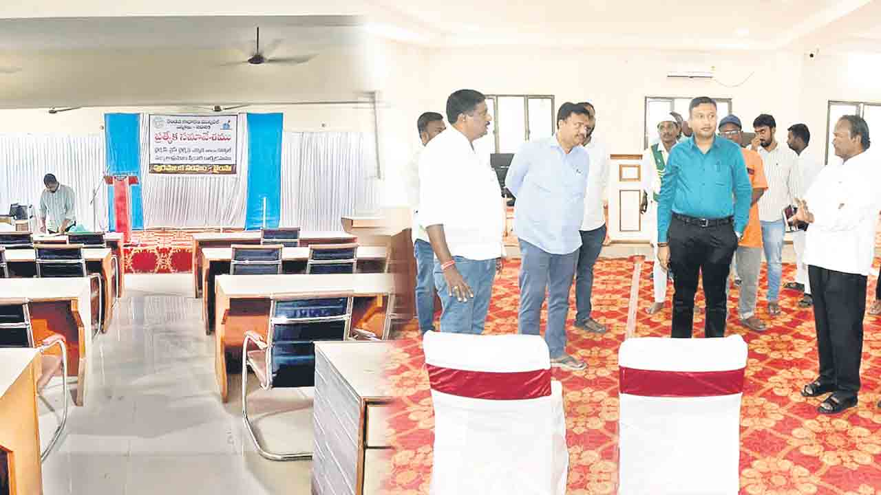 ప్రమాణ స్వీకారానికి ఏర్పాట్లు పూర్తి.. ఆదిలాబాద్‌ కలెక్టర్‌ రాజర్షి షా