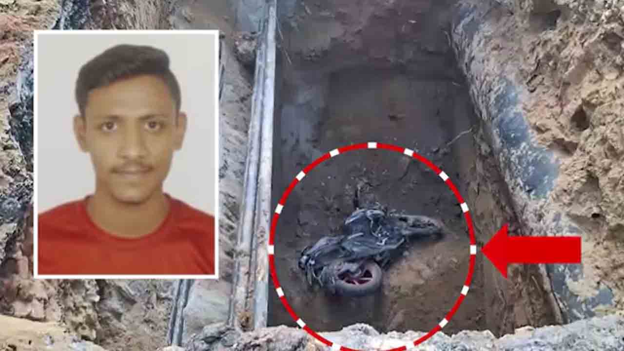 man falls to death in open pit | ఢిల్లీ జల్‌ బోర్డ్‌ అధికారుల నిర్లక్ష్యం.. తవ్వి వదిలేసిన గుంతలో బైక్‌తో పడి వ్యక్తి మృతి