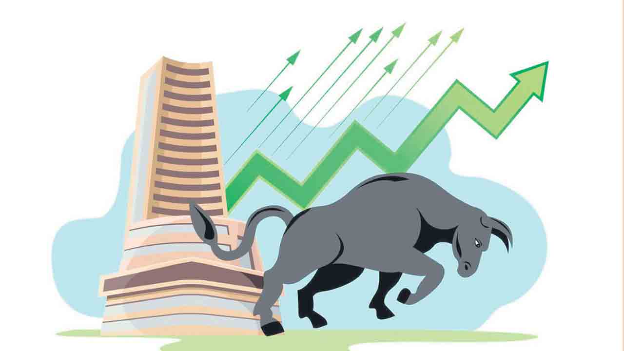 మార్కెట్లో కొనసాగిన లాభాలు.. 84 వేల పైకి సెన్సెక్స్‌, 26 వేలకు చేరువైన నిఫ్టీ