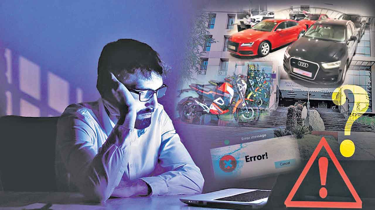 సర్వర్‌ డౌన్‌.. షోరూం వాహన రిజిస్ట్రేషన్లకు టెక్నికల్‌ సమస్యలు