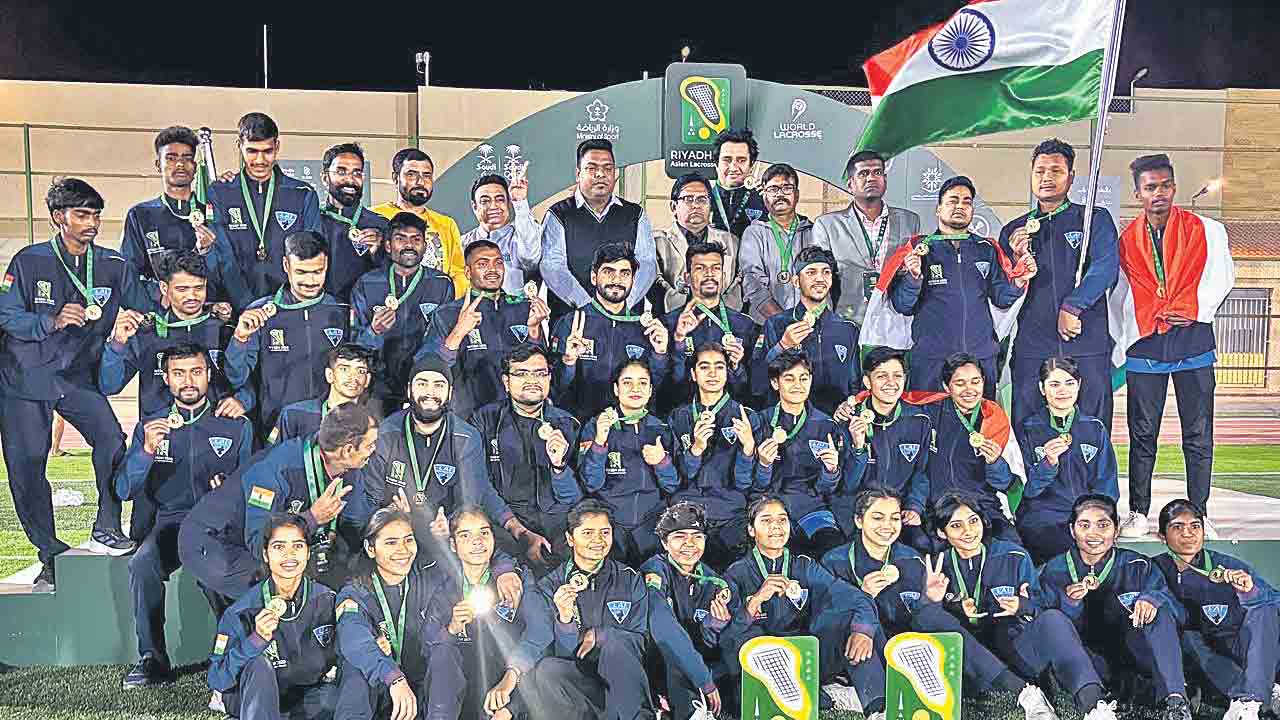 లాక్రోస్‌లో భారత్‌ డబుల్‌ ధమాకా