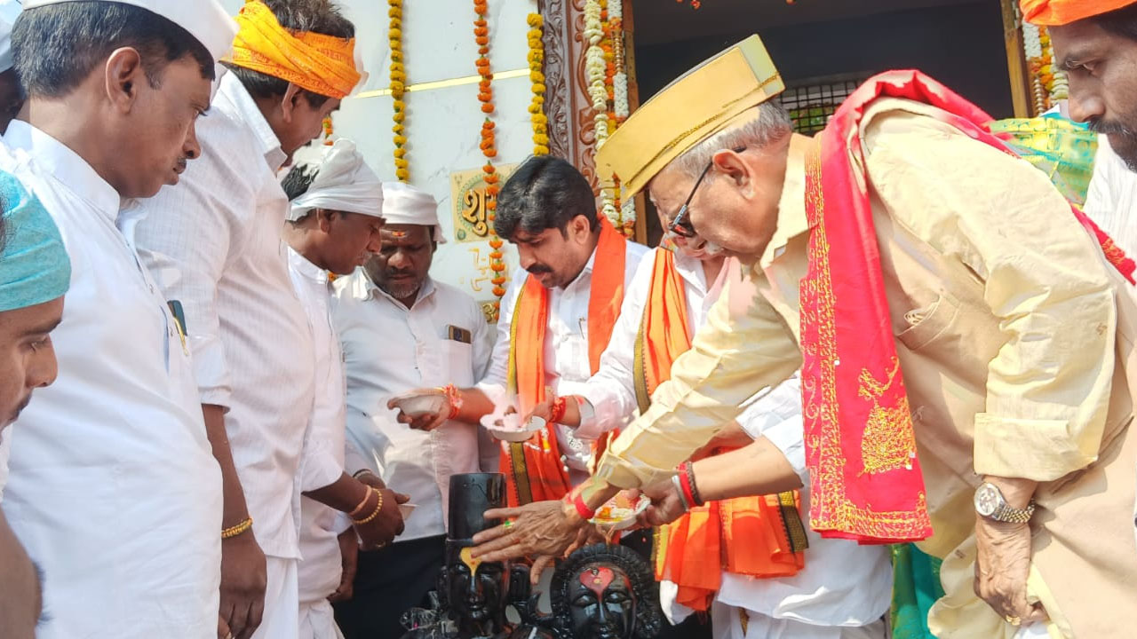 Idols Instalation | పార్ది ( కే ) గ్రామంలో ఘనంగా విగ్రహాల ప్రతిష్టాపన