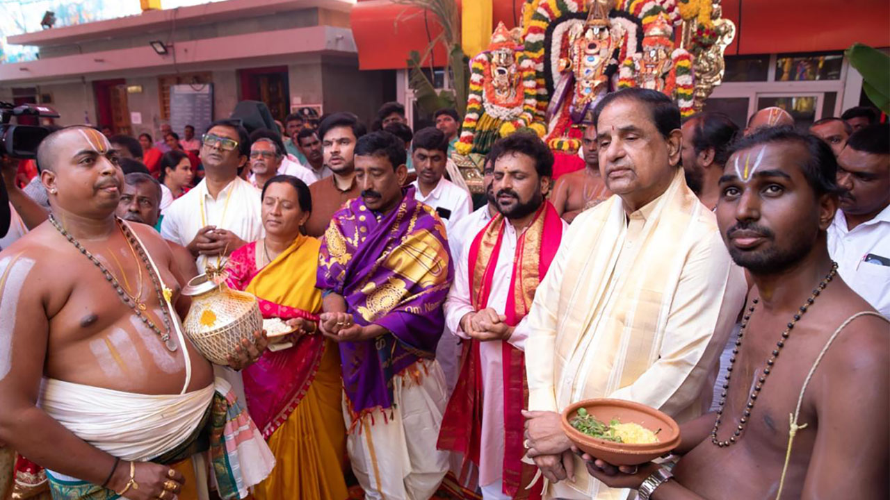 Jubilee Hills Temple | హైదరాబాద్ జూబ్లీహిల్స్ వేంకటేశ్వర స్వామి ఆలయంలో వార్షిక బ్రహ్మోత్సవాలు ప్రారంభం
