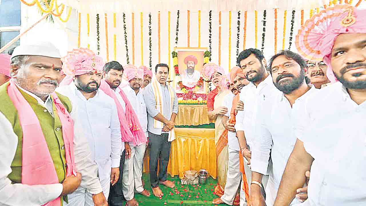 సంత్‌ సేవాలాల్‌ కృషి మరువలేనిది.. బీఆర్‌ఎస్‌ వర్కింగ్‌ ప్రెసిడెంట్‌ కేటీఆర్‌