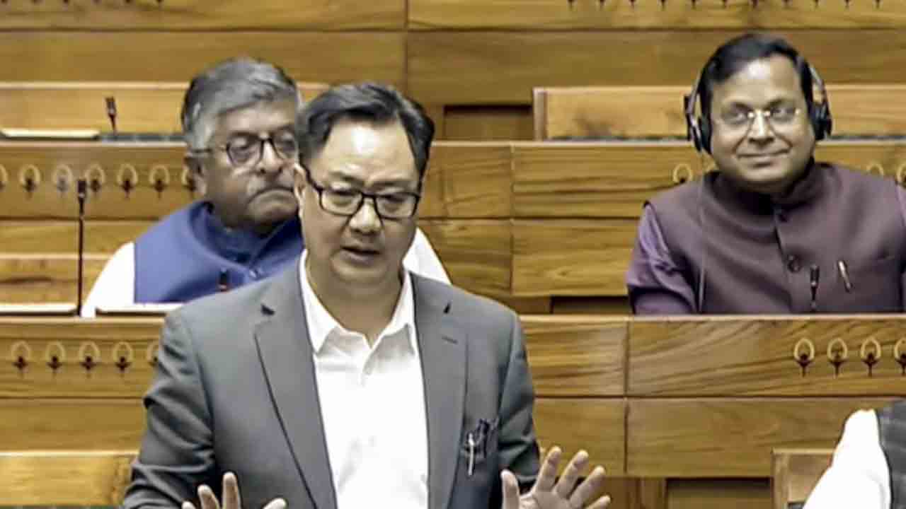 Kiren Rijiju | దేశం అభివృద్ధిని కాంగ్రెస్‌ పార్టీ ఓర్వలేకపోతోంది.. లోక్‌సభలో రాహుల్‌గాంధీ వ్యాఖ్యలపై కేంద్రమంత్రి ఫైర్‌