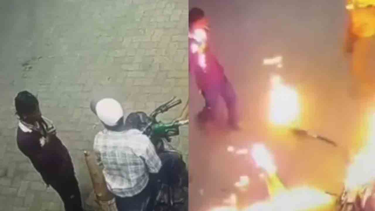 Watch: సిగరెట్‌ కాల్చవద్దన్నందుకు.. బైక్‌ పెట్రోల్‌ ట్యాంకులోకి లైటర్‌ విసిరిన వ్యక్తి