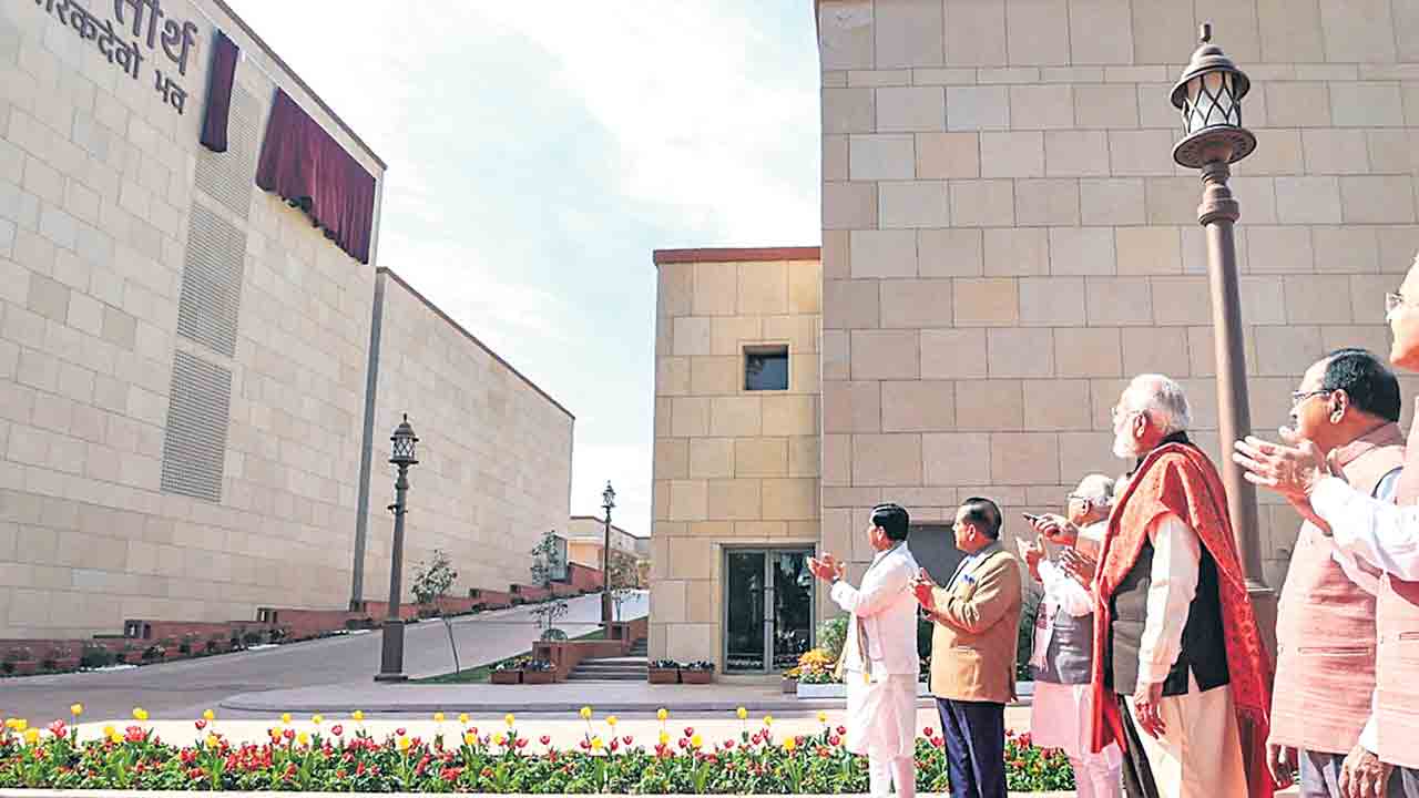 కొత్త పీఎంవో సేవాతీర్థ్‌ ప్రారంభించిన ప్రధాని మోదీ