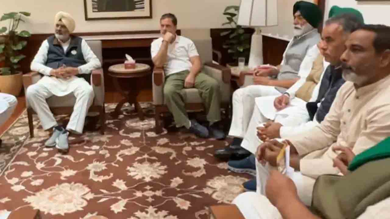 Rahul Gandhi | రైతు సంఘాల నేతలతో రాహుల్‌ గాంధీ భేటీ.. అమెరికాతో వాణిజ్య ఒప్పందాలపై చర్చ