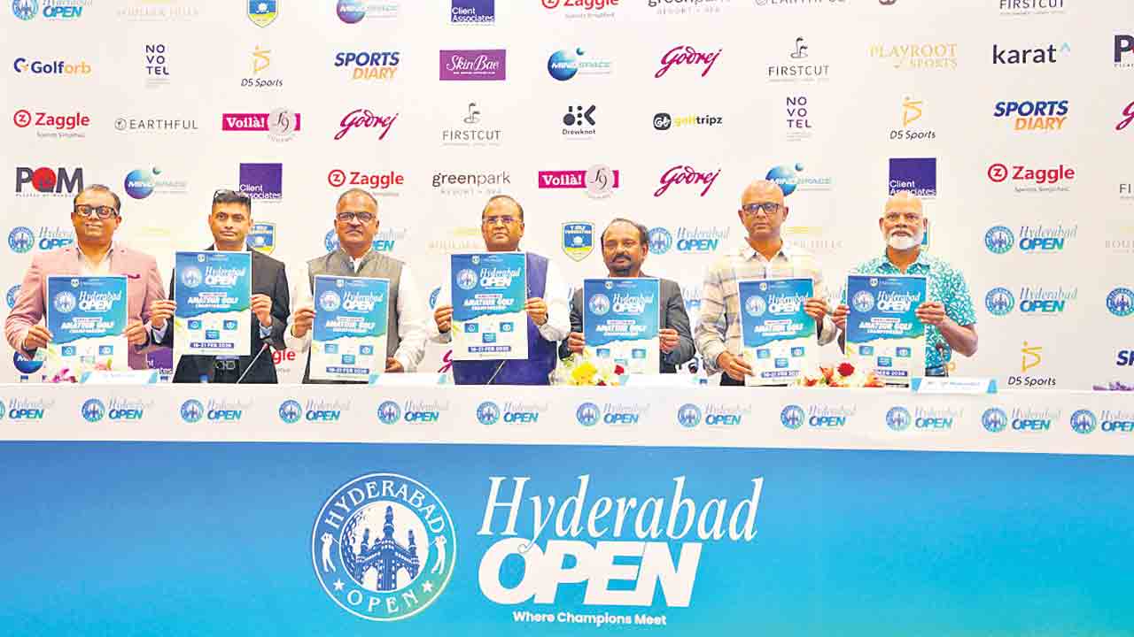 రేపటి నుంచి హైదరాబాద్‌ గోల్ఫ్‌ టోర్నీ