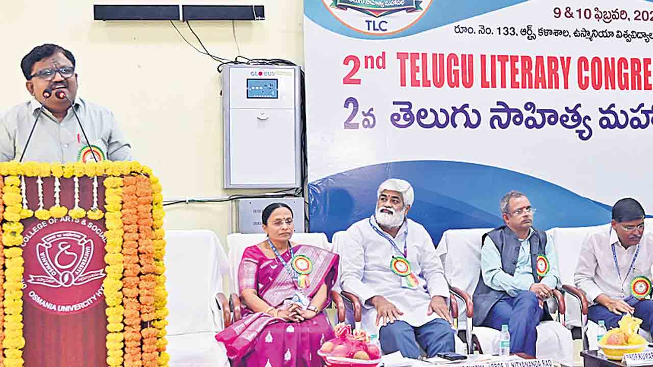 సాహిత్యంతోనే సమాజ అస్తిత్వం.. ఎమ్మెల్సీ దేశపతి శ్రీనివాస్‌