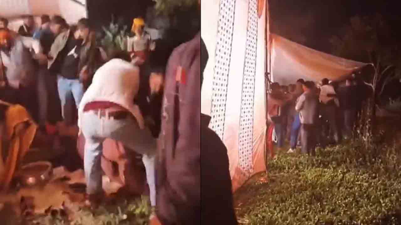 Watch: డీజే ఆపేయడంపై గొడవ.. హింసాత్మకంగా మారిన ఘర్షణ