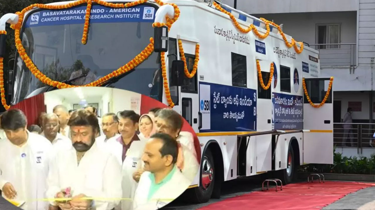 Bala Krishna | స్టీరింగ్ ప‌ట్టి వాహ‌నం న‌డిపిన బాల‌య్య‌.. బసవతారకం క్యాన్సర్ ఆసుపత్రి సేవలు గ్రామాలకు..