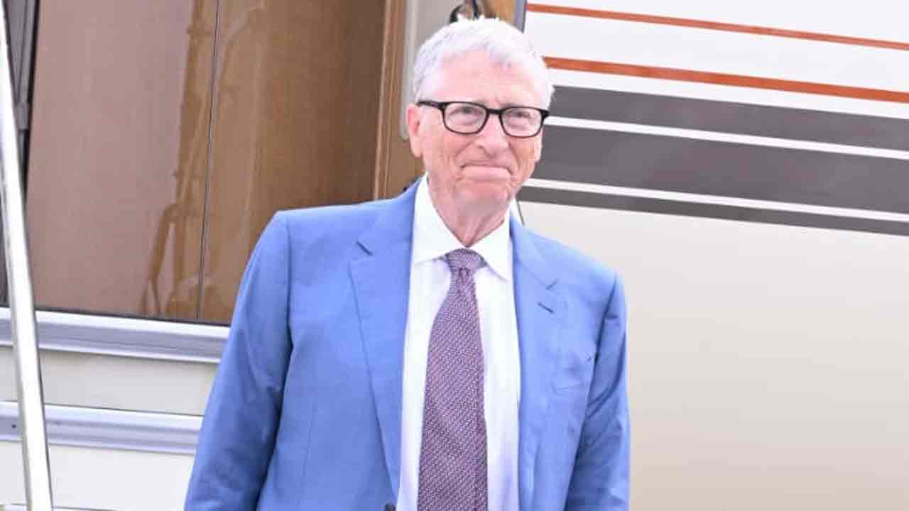 Bill Gates In Gannavaram