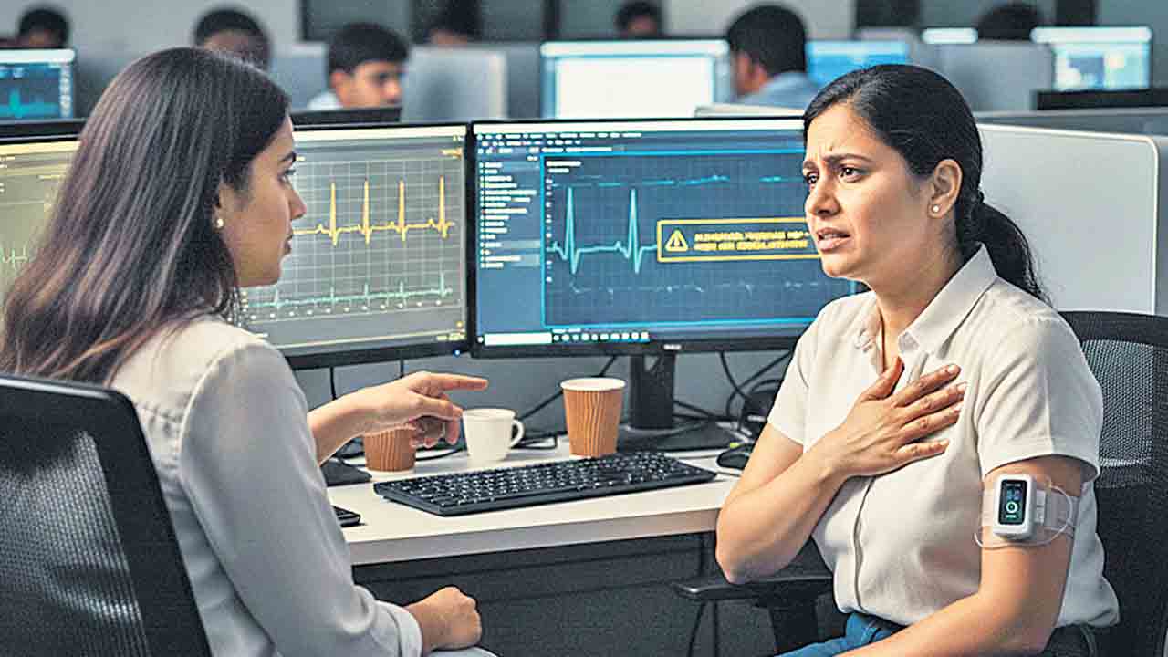 నైట్‌షిఫ్ట్‌.. గుండెపై భారం!