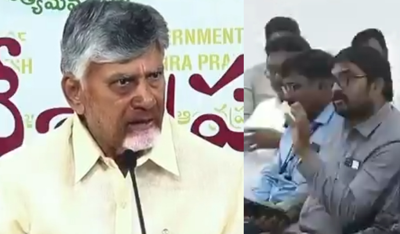 జర్నలిస్టుపై కోపంతో ఊగిపోయిన ఏపీ సీఎం చంద్రబాబు