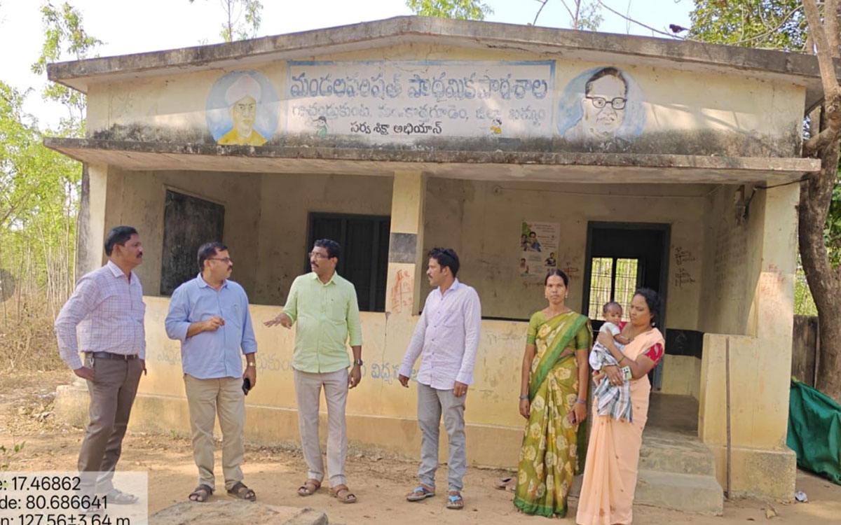 చండ్రుకుంట పాఠశాల పునః ప్రారంభానికి చ‌ర్య‌లు