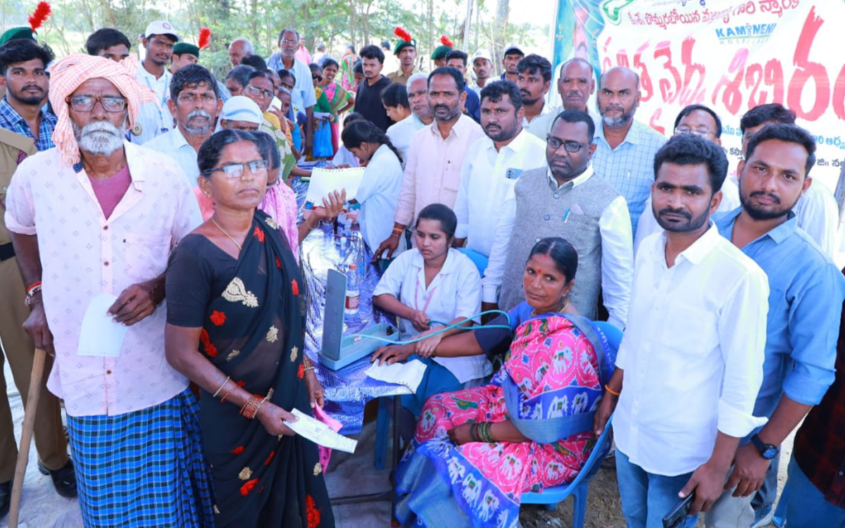 కస్తాలలో మెగా వైద్య శిబిరం